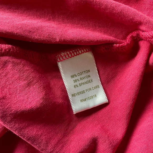 Garnet Hill Piazza Rose Pink Jersey Ruffle Dress - Picture 7 of 10